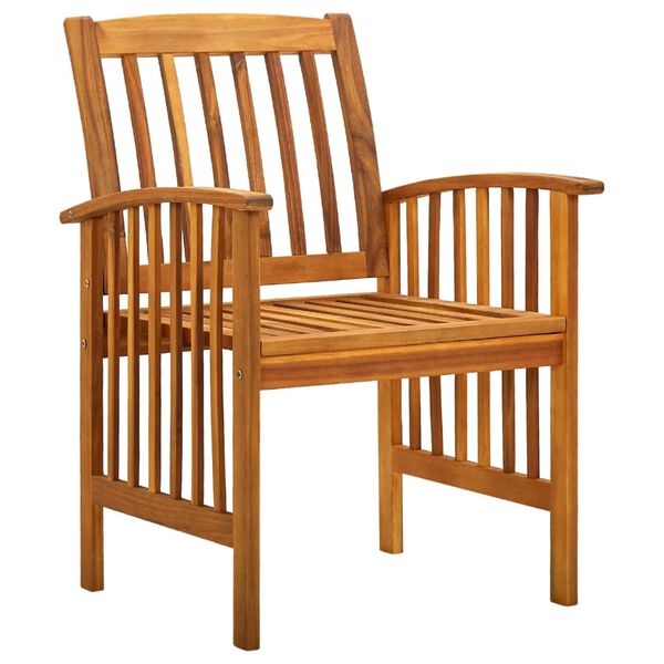 vidaXL 7 Piece Garden Dining Set with Cushions Solid Acacia Wood