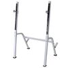 vidaXL Workout Bench with Weight Rack, Barbell and Dumbbell Set 120 kg