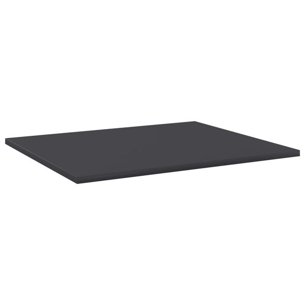 vidaXL Bookshelf Boards 8 pcs Grey 60x50x1.5 cm Engineered Wood
