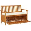 vidaXL Garden Storage Bench Solid Acacia Wood 120x63x84 cm