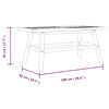 vidaXL Coffee Table 100x50x45 cm Solid Wood Acacia