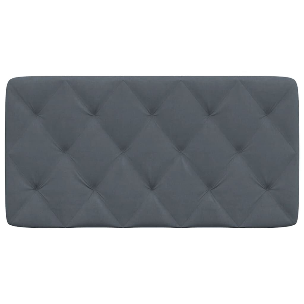 vidaXL Headboard Cushion Dark Grey 100 cm Velvet