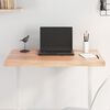 vidaXL Table Top Light Brown 80x60x(2-4) cm Treated Solid Wood Live Edge
