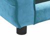 vidaXL Dog Sofa Turquoise 72x45x30 cm Plush