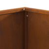 vidaXL Fire Pit Brown 60 x 60 x 40 cm Weathering steel