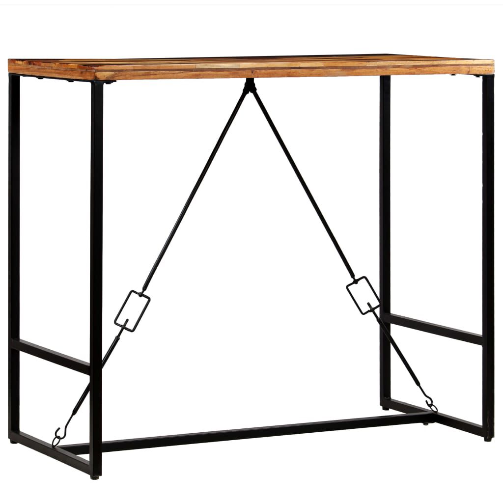 vidaXL Bar Table Solid Reclaimed Wood 120x60x106 cm