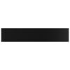 vidaXL Bookshelf Boards 4 pcs High Gloss Black 100x20x1.5 cm Engineered Wood