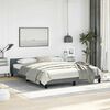 vidaXL Bed Frame without Mattress Dark Grey Queen Velvet