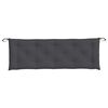 vidaXL Garden Bench Cushions 2 pcs Melange Anthracite 150x50x7 cm Fabric