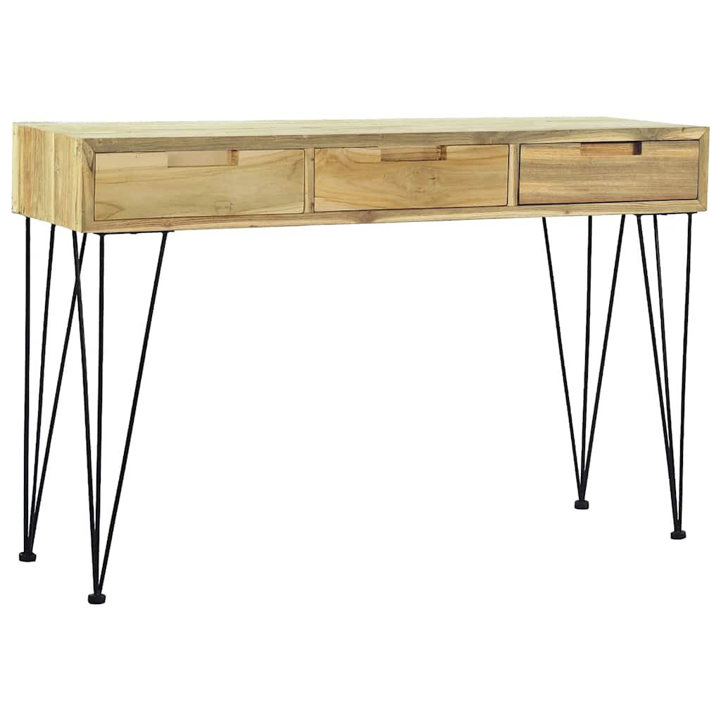 vidaXL Console Table 120x35x76 cm Solid Teak