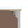 vidaXL 3 Piece Bathroom Furniture Set BERG White Solid Wood Pine