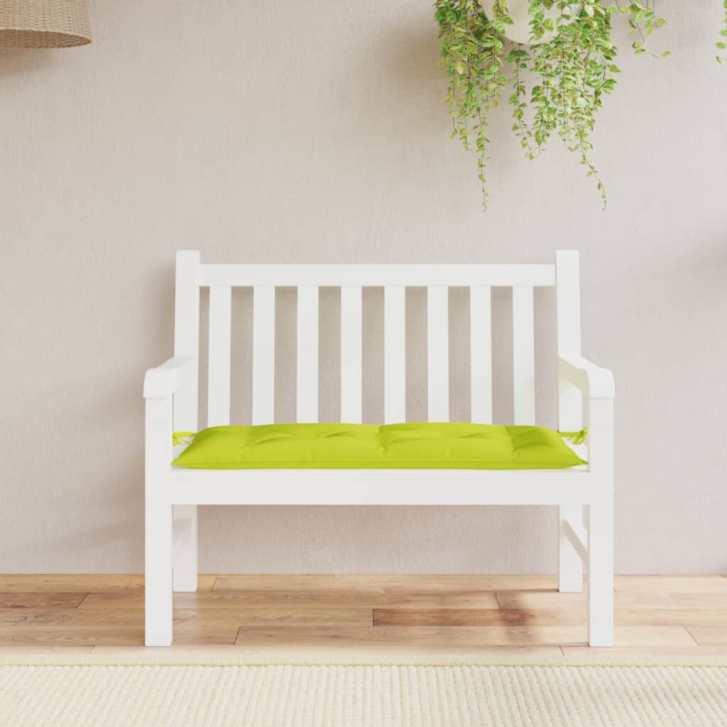 vidaXL Garden Bench Cushion Bright Green 100x50x7 cm Oxford Fabric