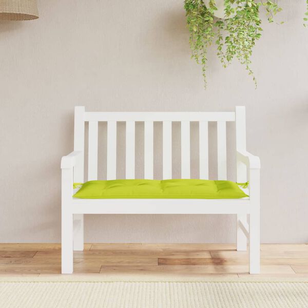 vidaXL Garden Bench Cushion Bright Green 100x50x7 cm Oxford Fabric