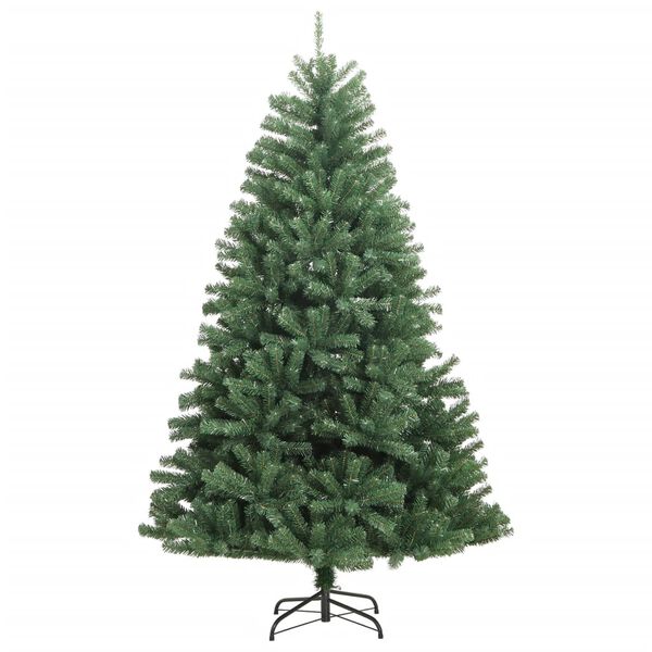 vidaXL Artificial Hinged Christmas Tree 150 LEDs 120 cm
