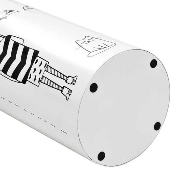 vidaXL Umbrella Stand Women Steel White