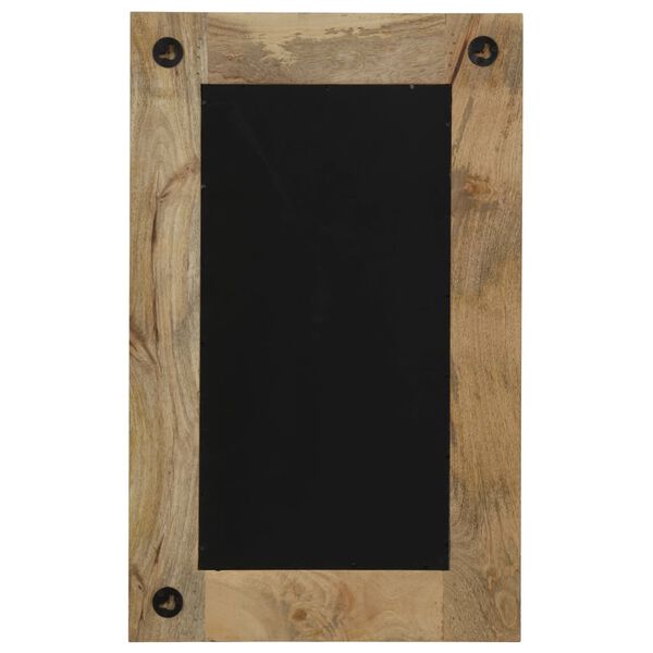 vidaXL Mirror Solid Mango Wood 50x80 cm