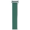 vidaXL Garden Shed Green 116x45x175 cm Galvanised Steel