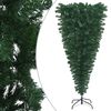vidaXL Upside-down Artificial Pre-lit Christmas Tree with Ball Set 240 cm