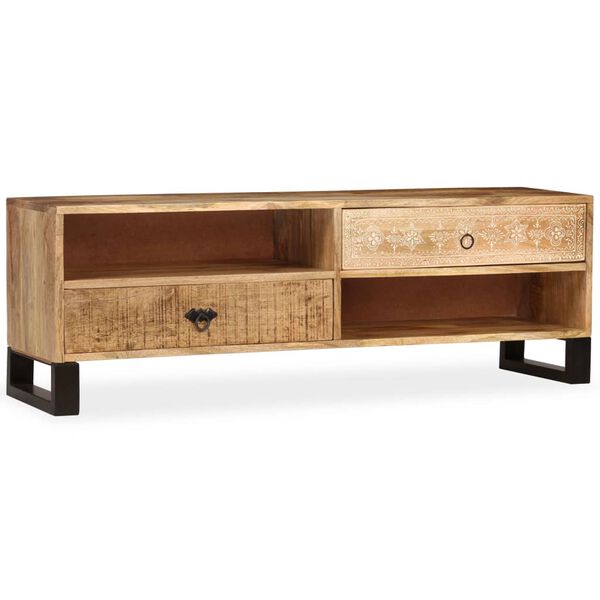 vidaXL TV Cabinet Solid Mango Wood 120x30x40 cm