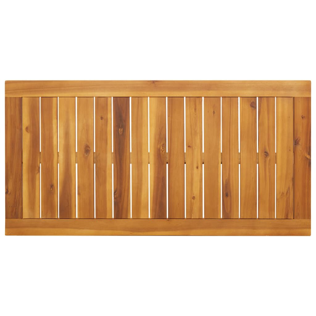 vidaXL Garden Dining Table 110x56x75 cm Solid Wood Acacia