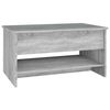 vidaXL Coffee Table Grey Sonoma 80x50x40 cm Engineered Wood