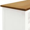 vidaXL Wine Cabinet 56x32x110 cm Solid Oak Wood