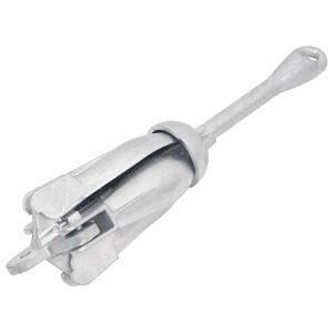 vidaXL Folding Anchor Silver 3.2 kg Malleable Iron