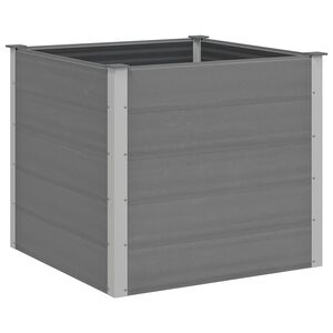 vidaXL Garden Raised Bed WPC 100x100x91 cm Grey