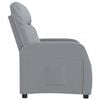 vidaXL Recliner Chair Light Grey Fabric
