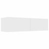 vidaXL TV Cabinet White 120x30x30 cm Engineered Wood