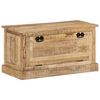 vidaXL Shoe Storage Bench 85x40x45 cm Solid Mango Wood