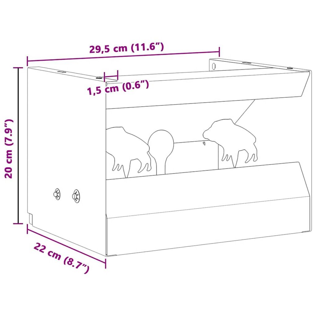 Magnetic Knockdown Pellet Catcher 4+1 Targets Wild Boar Design