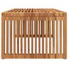 vidaXL Garden Side Table Manual Brown 90 x 50 x 36 cm Solid teak wood