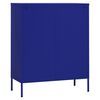 vidaXL Storage Cabinet Navy Blue 80x35x101.5 cm Steel
