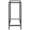 vidaXL Console Table Transparent 60x35x75 cm Tempered Glass