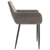 vidaXL Dining Chairs 2 pcs Light Grey Velvet