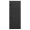 vidaXL Saddle Cabinet Anthracite 53x53x140 cm Steel