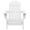 vidaXL Garden Chair Wood White