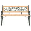 vidaXL Garden Bench 122 cm Solid Firwood