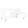 vidaXL Coffee Table White 90x49x45 cm Engineered Wood