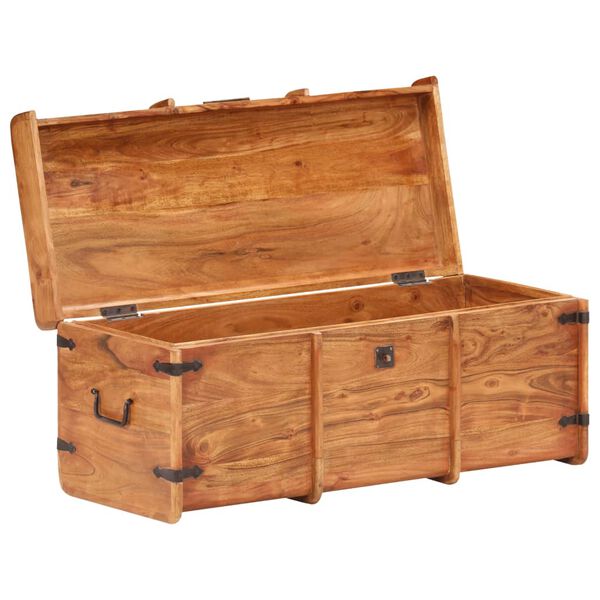 vidaXL Storage Chest 90x40x40 cm Solid Acacia Wood