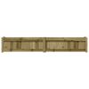 vidaXL Garden Planters 2 pcs Impregnated Wood Pine