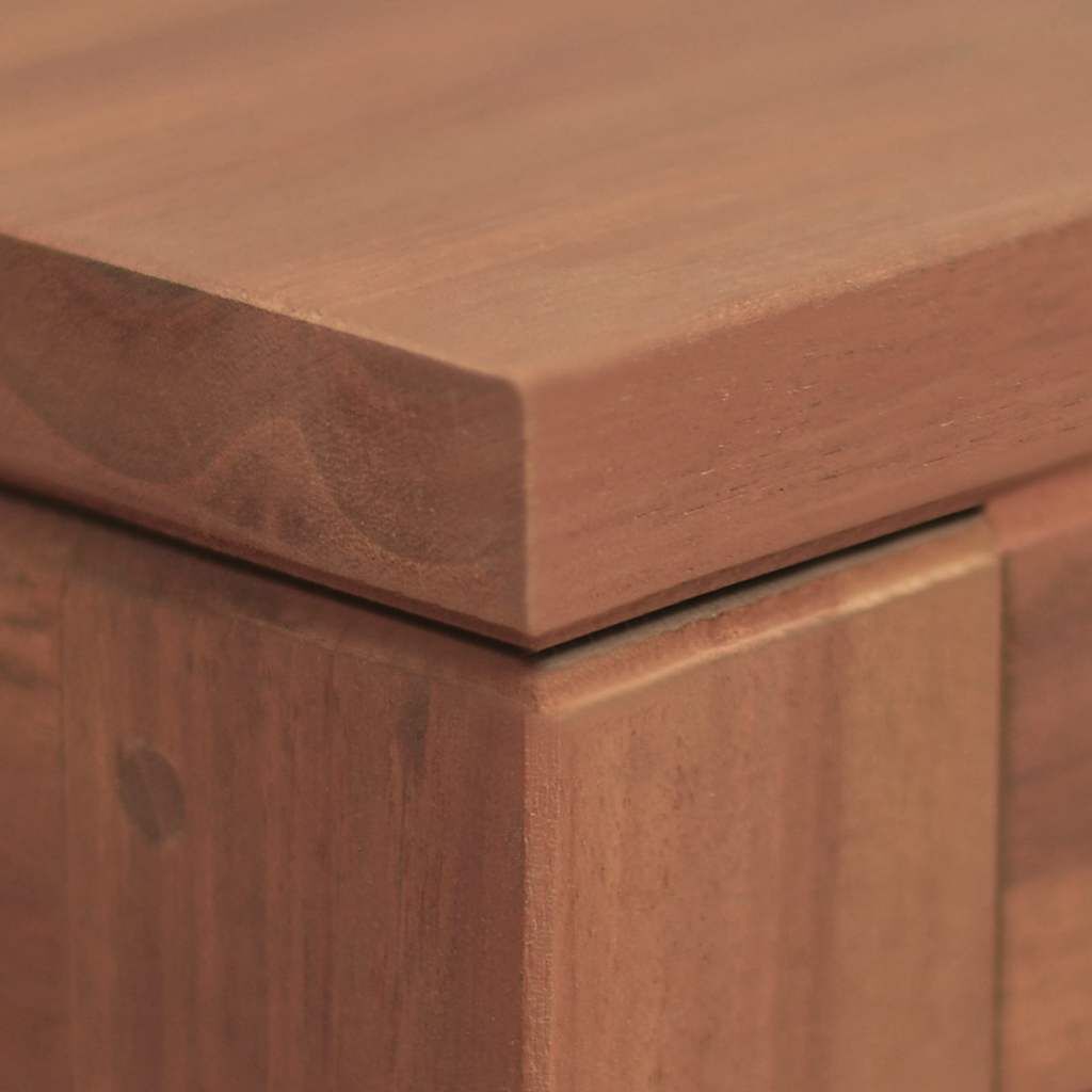 vidaXL Bathroom Cabinet 85x40x75 cm Solid Wood Teak