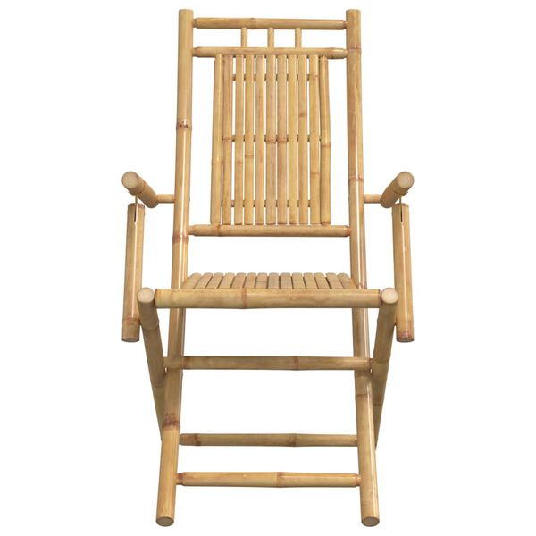 vidaXL Folding Garden Chairs 8 pcs 53x66x99 cm Bamboo