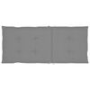 vidaXL Garden Chairs 4 pcs with Grey Cushions Solid Teak Wood