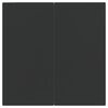 vidaXL 5 Piece Garden Dining Set with Cushions Black Poly Rattan