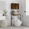vidaXL Washing Machine Cabinet Smoked Oak 68x48.5x194 cm