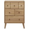vidaXL Chest of Drawers 56x30x80 cm Solid Wood Teak