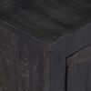 vidaXL TV Cabinet Black 118x30x40 cm Solid Mango Wood