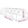 vidaXL Greenhouse 27m&sup2; 900x300x200 cm